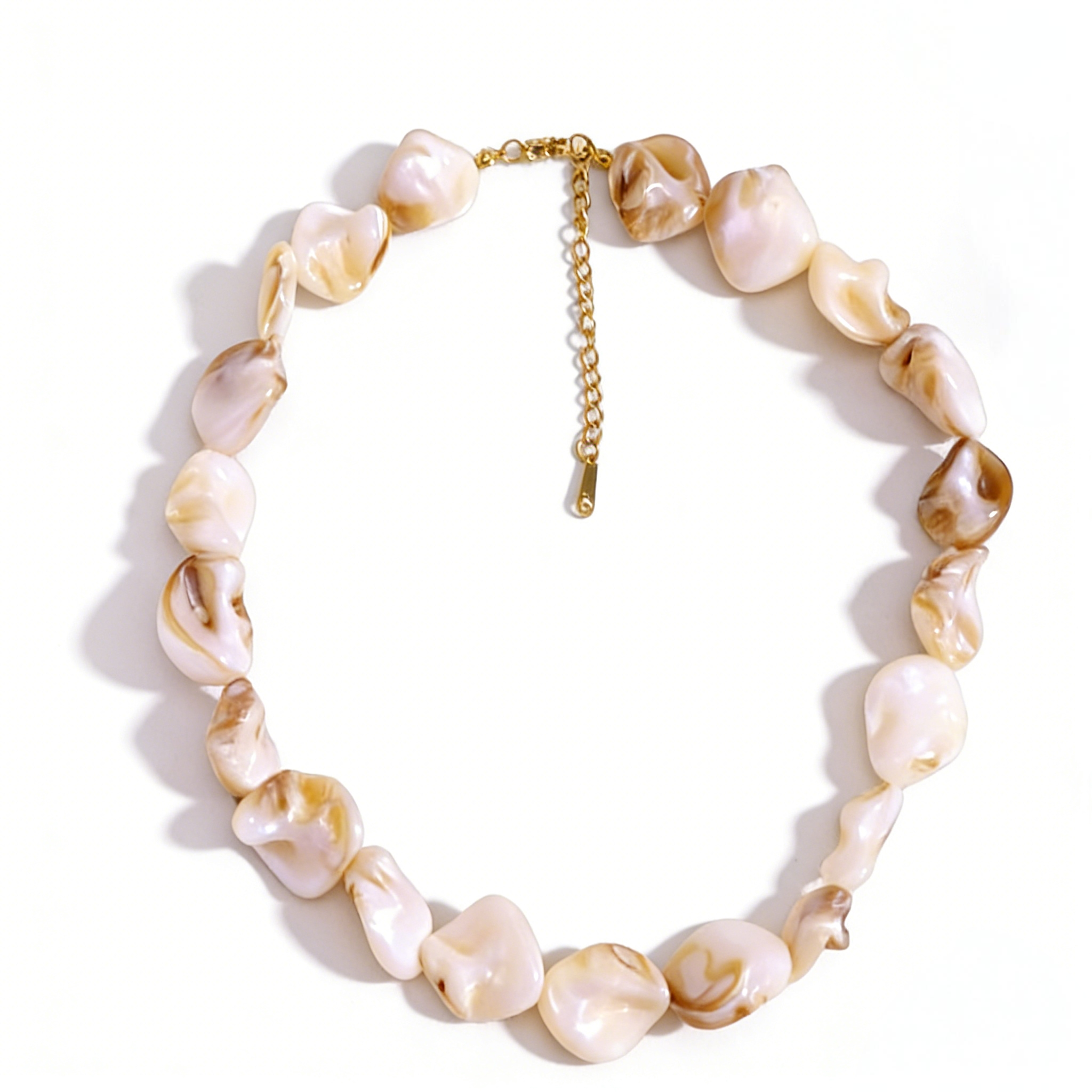 Radiant Solar Shell Necklace