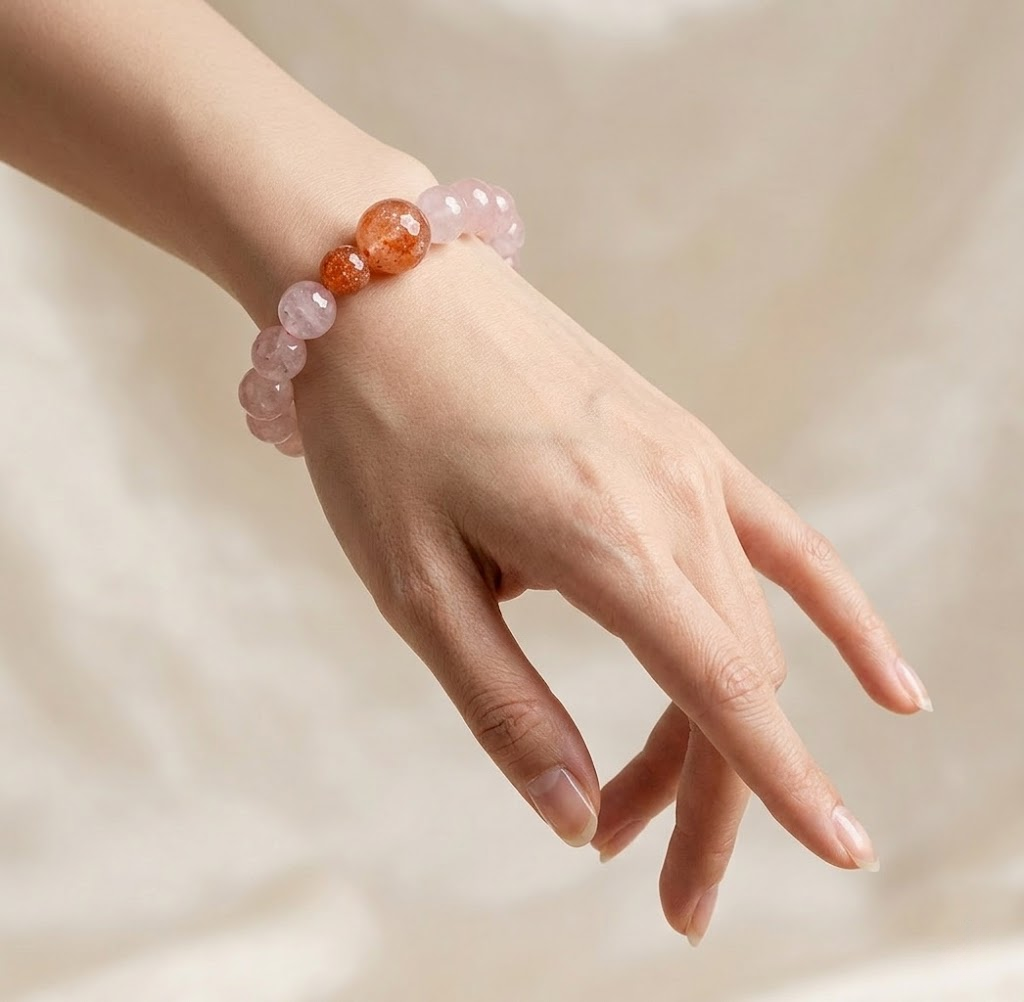 Rose Quartz Crystal Bracelet
