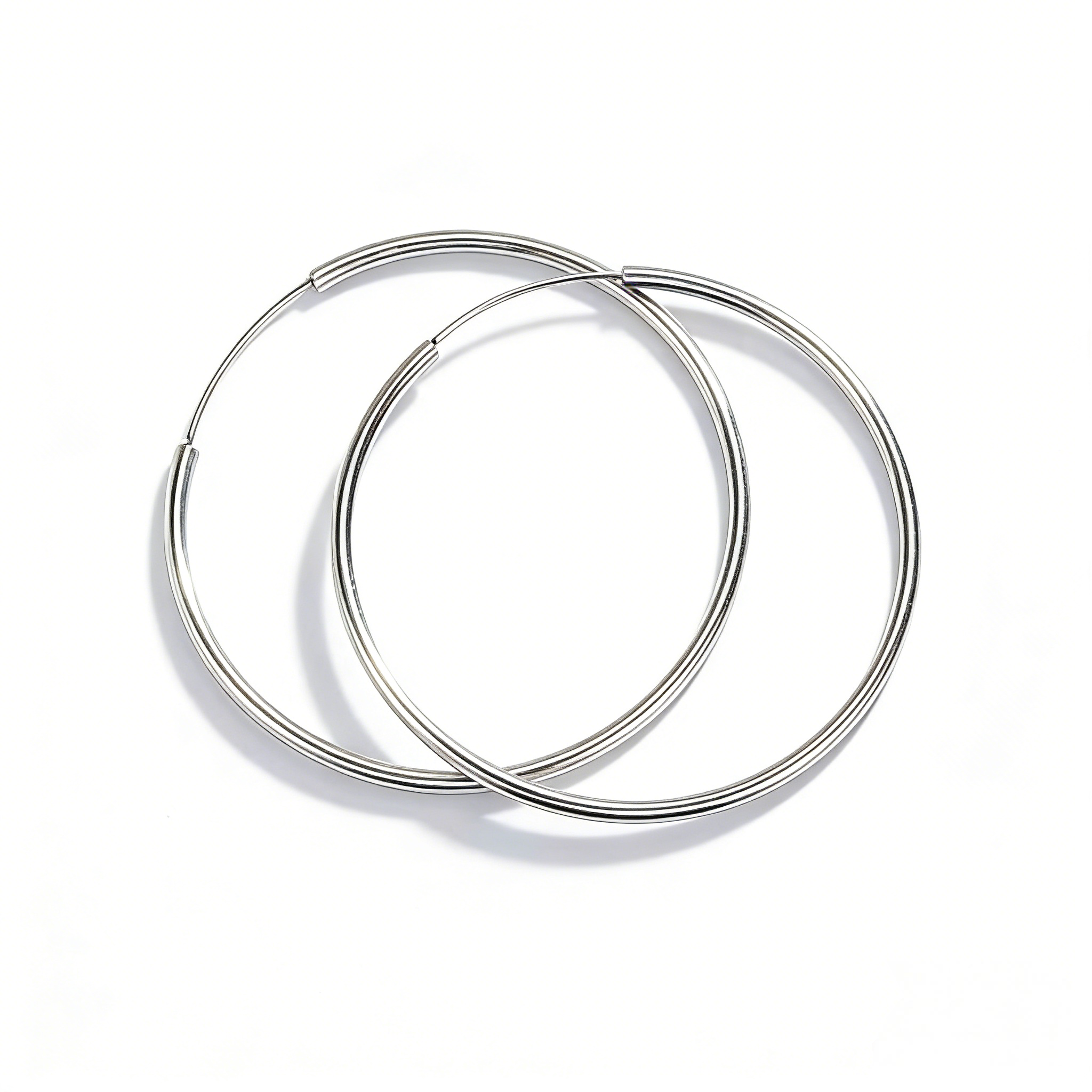 Round Hoop Earrings