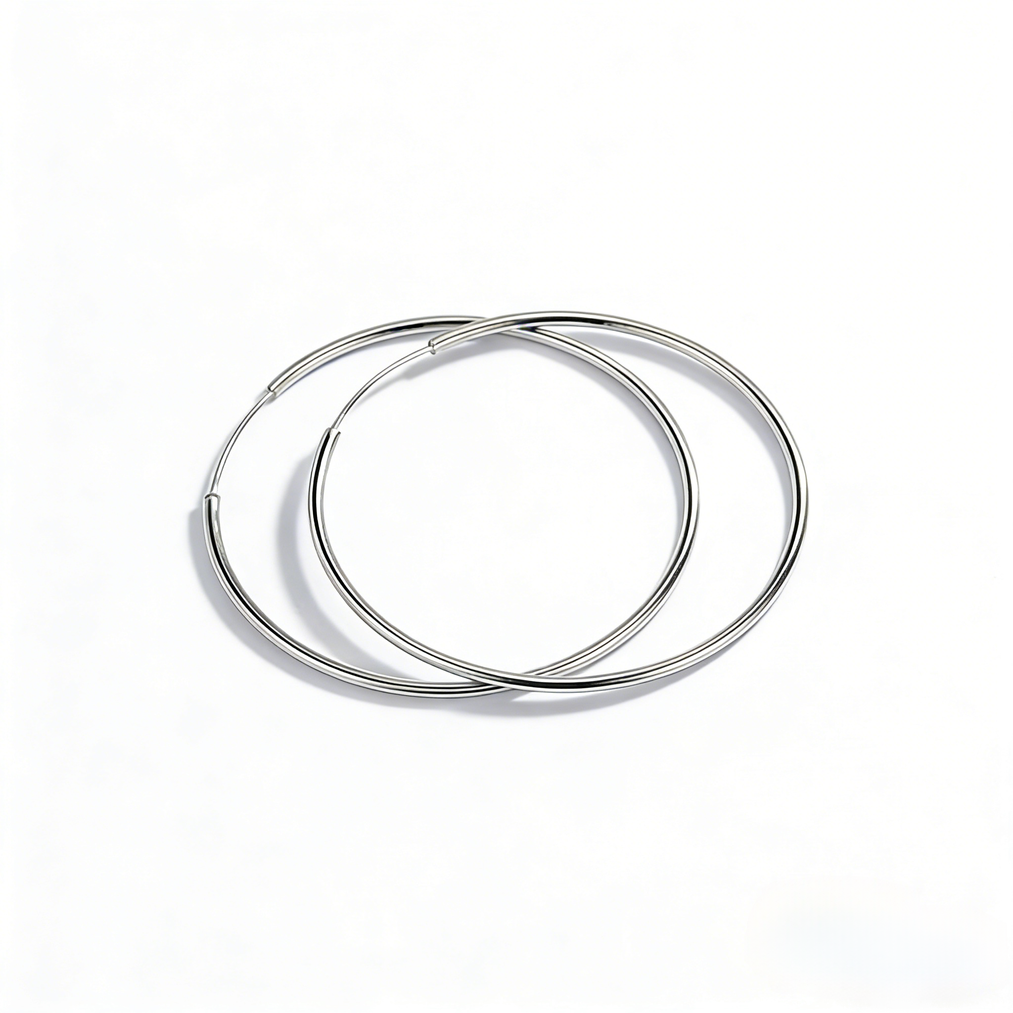 Round Hoop Earrings