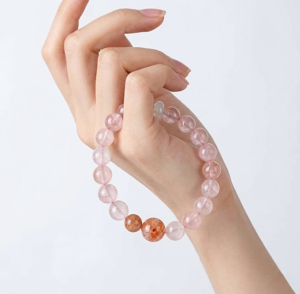 Rose Quartz Crystal Bracelet