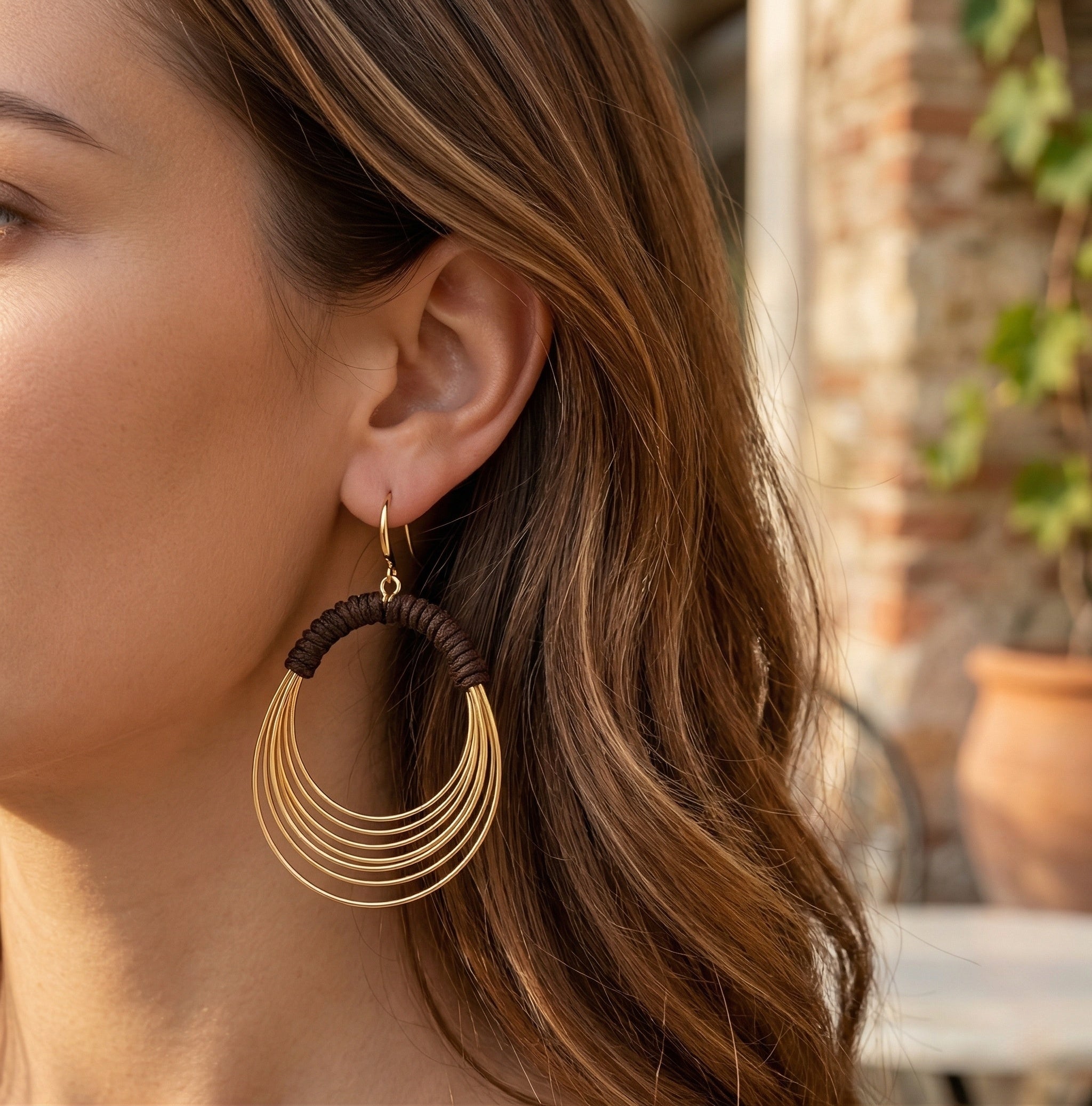 Multilayer Hoop Earrings