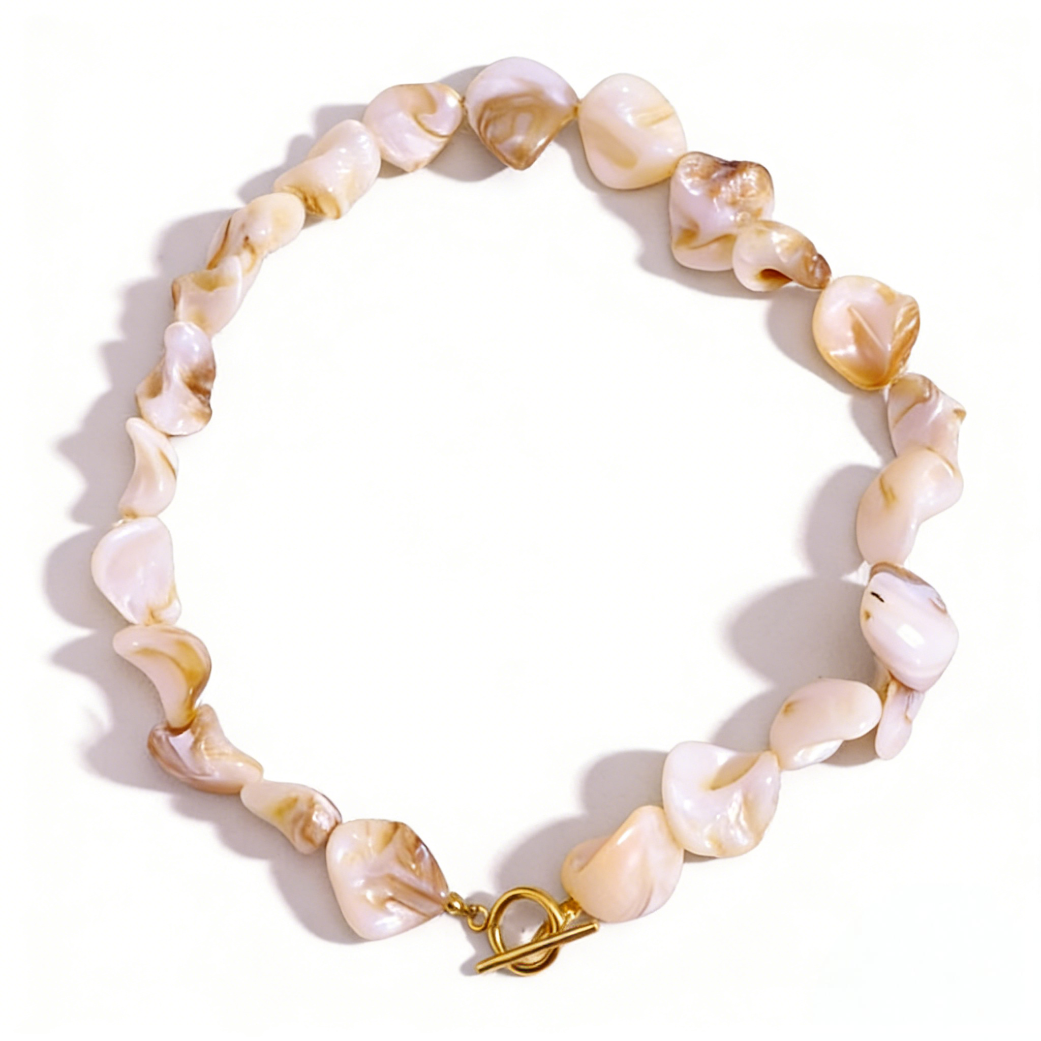 Radiant Solar Shell Necklace